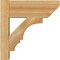 Ekena Millwork Balboa Slat Rough Sawn Outlooker, Western Red Cedar, 6"W x 14"D x 14"H OUT06X14X14BOA06RWR - alternate 4